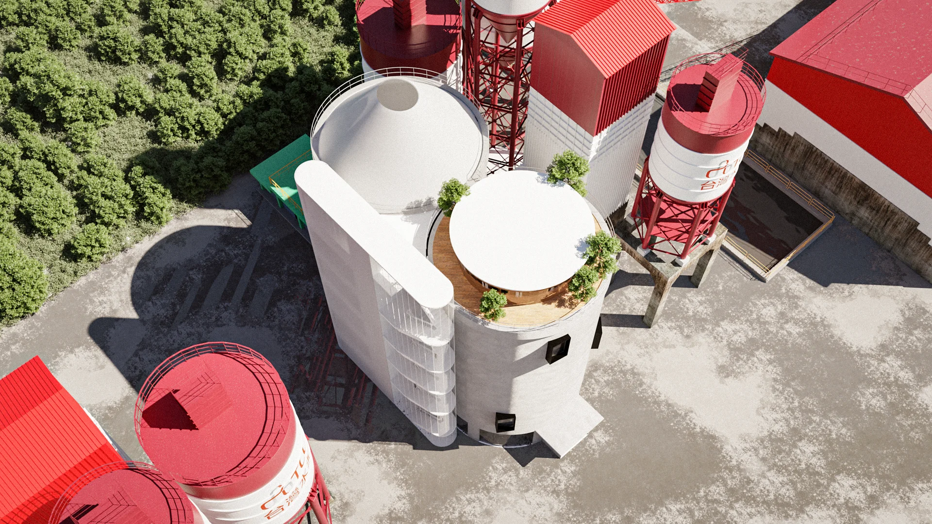 Render_水泥廠修建，作品圖片 2