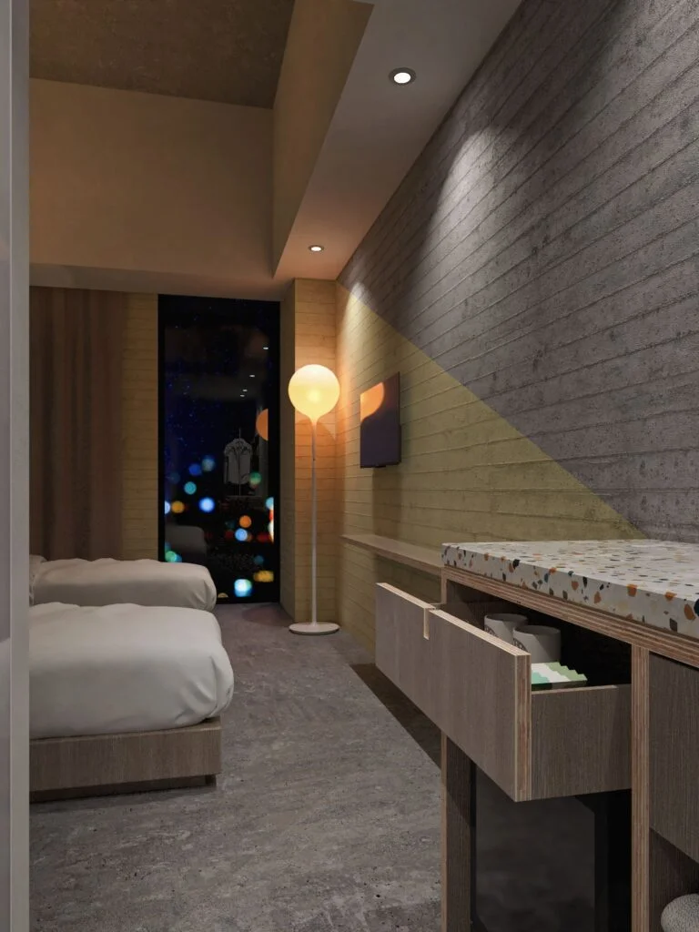 Render_教師會館_房型，作品圖片 3